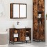 Set de muebles baño 2 pzas madera contrachapada roble