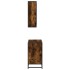 Set de muebles baño 2 pzas madera contrachapada roble