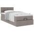Cama otomana con colchón topo 90x200 cm
