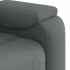 Sillón reclinable de tela gris