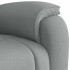 Sillón reclinable de masaje de tela gris