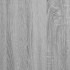 Set de muebles de baño 3 pzas madera contrachapada gris