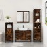 Set de muebles baño 3 pzas madera contrachapada roble