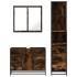 Set de muebles baño 3 pzas madera contrachapada roble