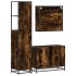 Set de muebles baño 3 pzas madera contrachapada roble