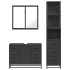 Juego de muebles de baño 3 pzas madera contrachapada