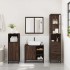 Set de muebles baño 3 pzas madera contrachapada roble