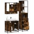 Set de muebles baño 3 pzas madera contrachapada roble