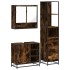 Set de muebles baño 3 pzas madera contrachapada roble