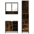 Set de muebles baño 3 pzas madera contrachapada roble