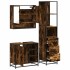 Set de muebles baño 3 pzas madera contrachapada roble