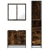 Set de muebles baño 3 pzas madera contrachapada roble