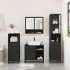 Juego de muebles de baño 3 pzas madera contrachapada