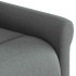 Sillón reclinable de tela gris