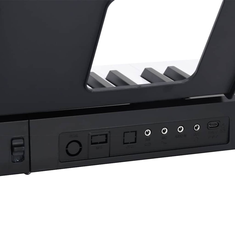 Teclado eléctrico piano 88 teclas con atril