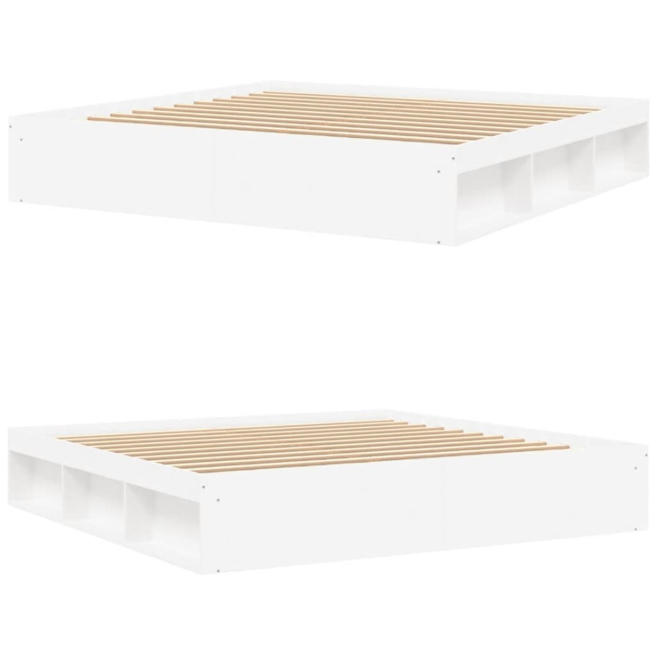 Estructura de cama blanca 200x200