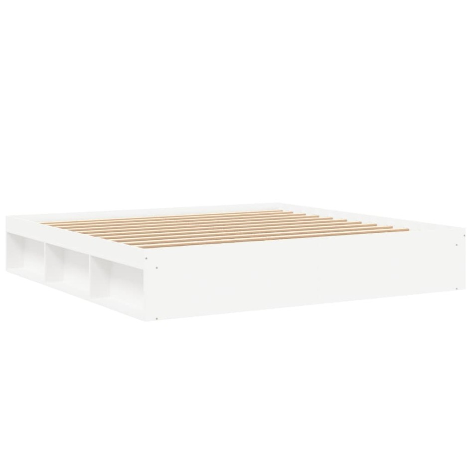 Estructura de cama blanca 200x200