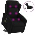 Sillón de masaje eléctrico reclinable elevable tela