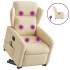 Sillón de masaje eléctrico reclinable elevable tela