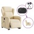 Sillón de masaje eléctrico reclinable elevable tela