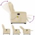 Sillón de masaje eléctrico reclinable elevable tela