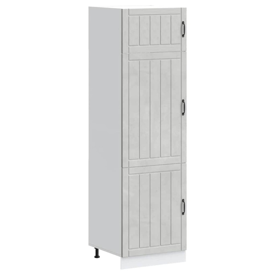 Mueble de cocina Lucca de madera contrachapada gris