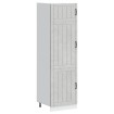 Mueble de cocina Lucca de madera contrachapada gris hormigón