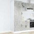 Mueble de cocina Lucca de madera contrachapada gris