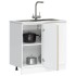 Mueble bajo de cocina Kalmar roble artesanal madera