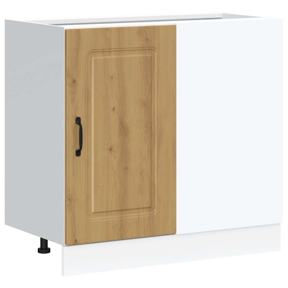 Mueble bajo de cocina Kalmar roble artesanal madera