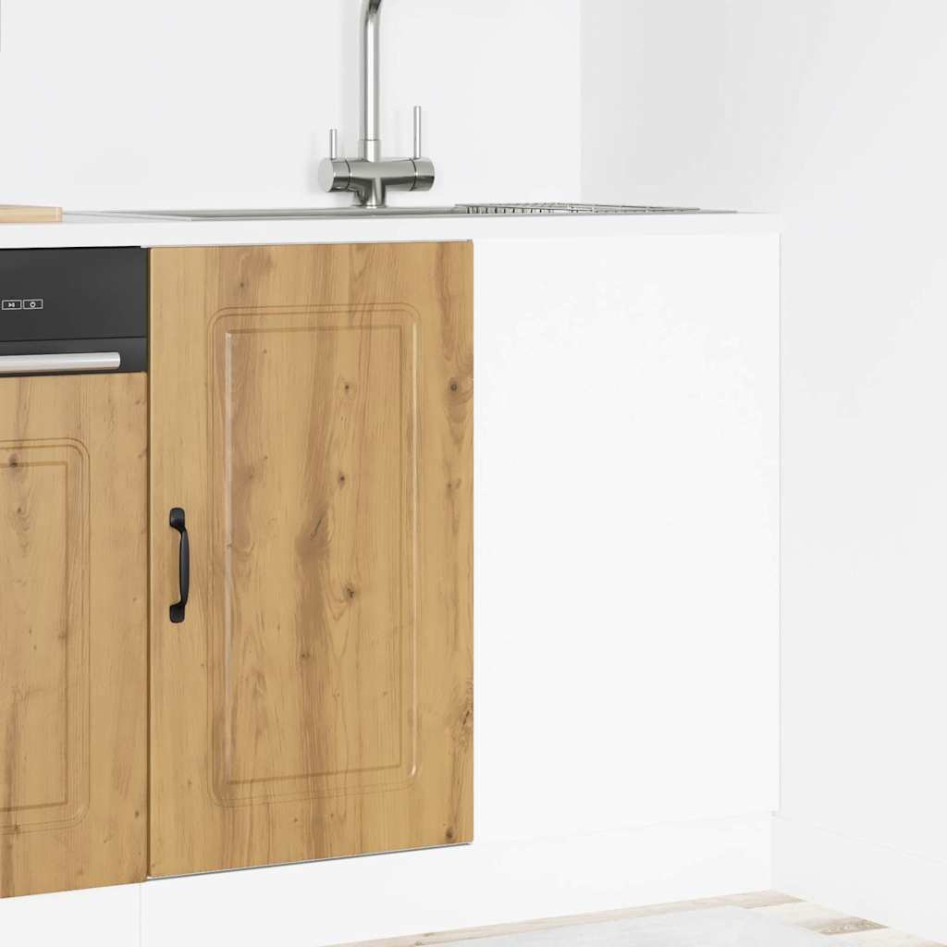 Mueble bajo de cocina Kalmar roble artesanal madera