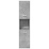Juego muebles de baño 4 pzas madera contrachapada gris