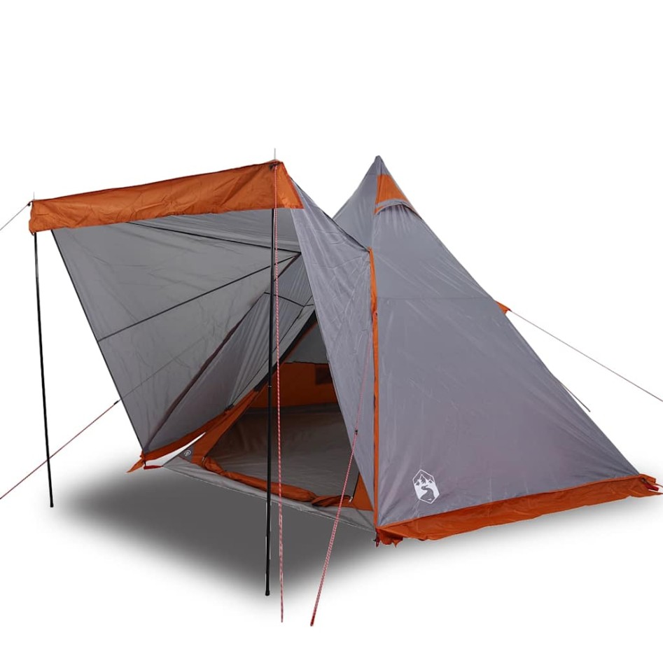 Tienda familiar tipi para 6 personas impermeable gris