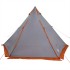 Tienda familiar tipi para 6 personas impermeable gris