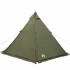 Tienda campaña familiar tipi 6 personas impermeable verde