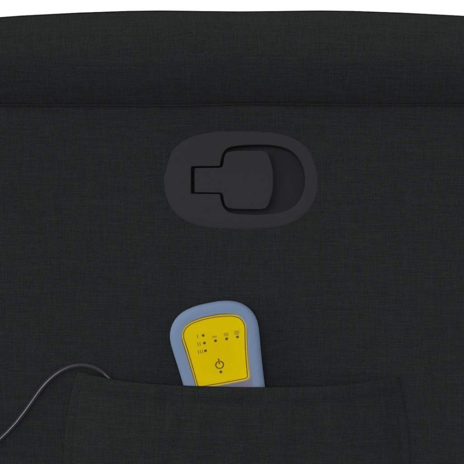 Sillón reclinable de masaje de tela