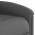 Sillón reclinable de tela gris