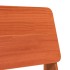 Sillas de jardín 2 uds marrón cera 60x64x70,5