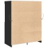 Aparador negro 81x37x100 cm madera de