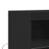 Aparador negro 81x37x100 cm madera de