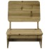 Sillas de jardín 2 uds 60x64x70,5 cm madera de pino