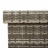 Caja almacenaje jardín ruedas ratán sintético gris 160x55x75