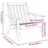 Sillas Adirondack de jardín douglas 2 unidades 75x77x77