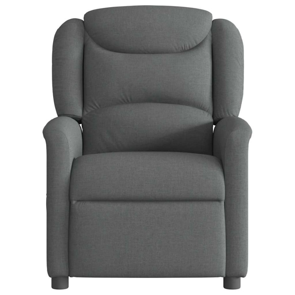 Sillón reclinable de masaje eléctrico tela gris