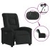 Sillón reclinable eléctrico de tela
