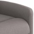 Sillón reclinable de masaje eléctrico tela gris