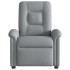 Sillón reclinable eléctrico tela gris