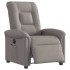 Sillón reclinable eléctrico tela gris