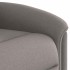 Sillón reclinable eléctrico tela gris