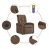 Sillón reclinable de masaje eléctrico tela